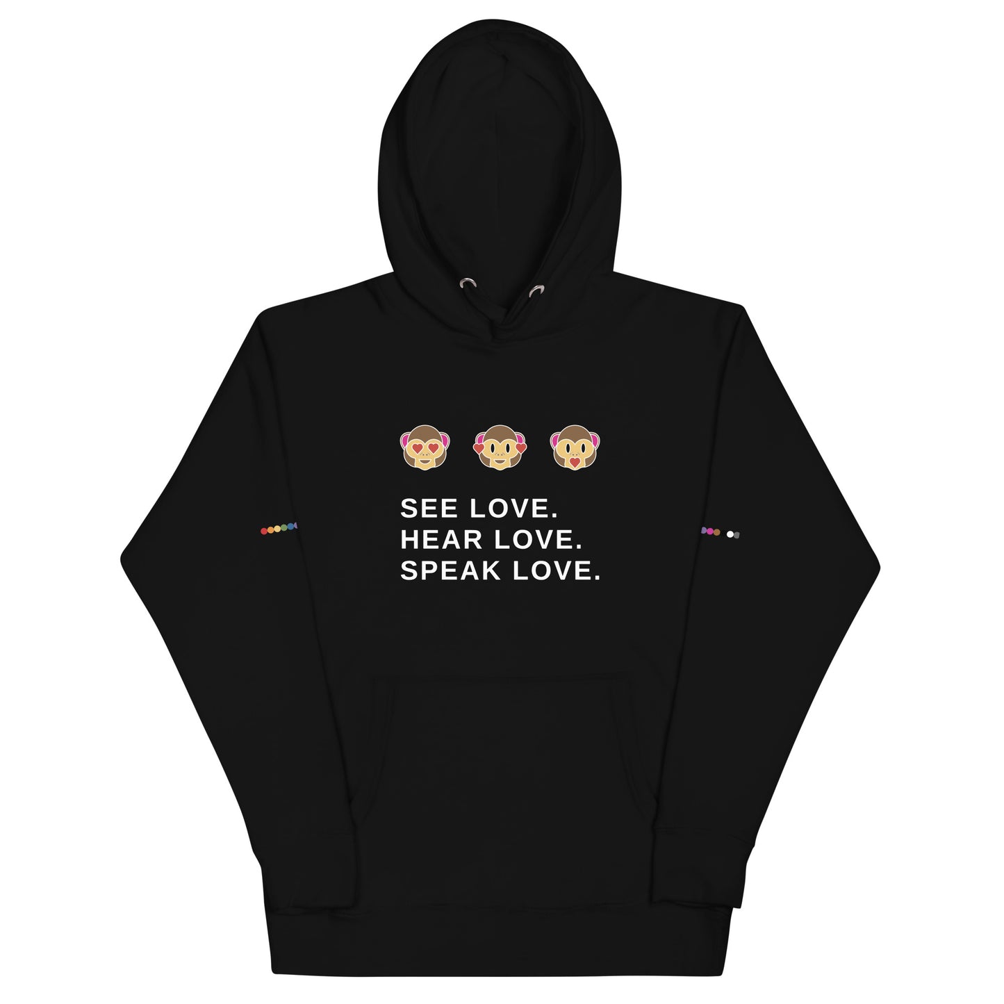 3 Wisest Monkeys Hoodie